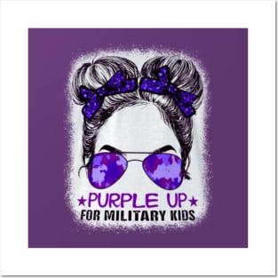 Purple up for military lids Posters and Art